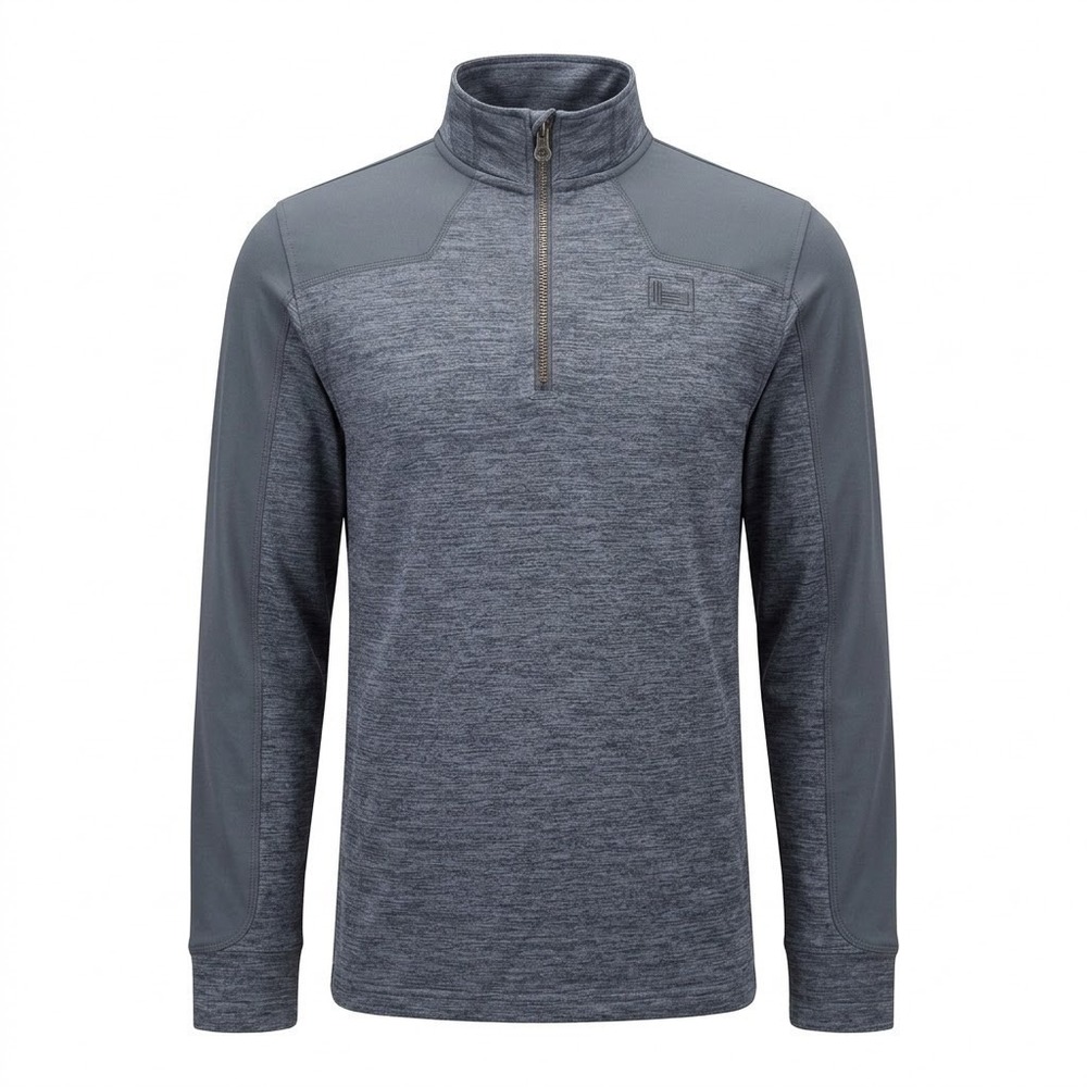 Banded Men's‎ SMALL 1/4 Zip Pullover Heather Blue Performance Hunting Shirt S
